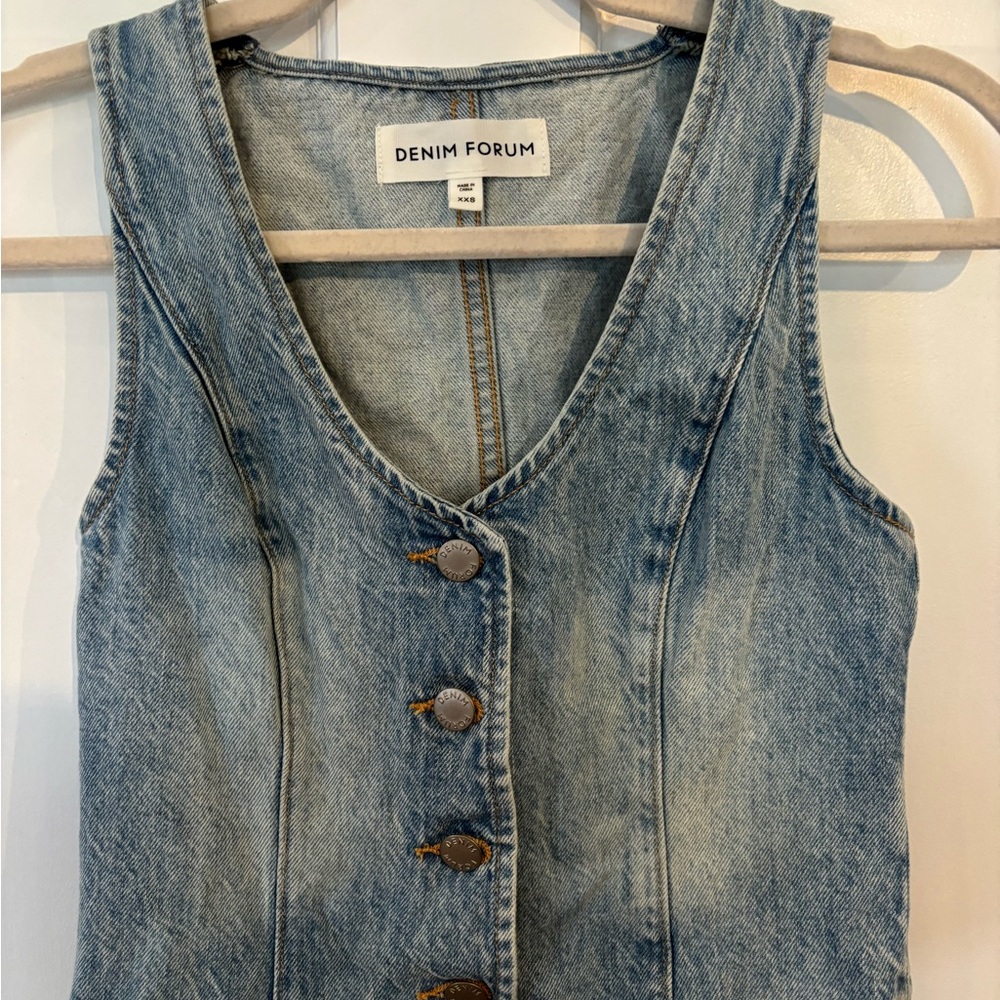 Denim Forum Light Blue Vest